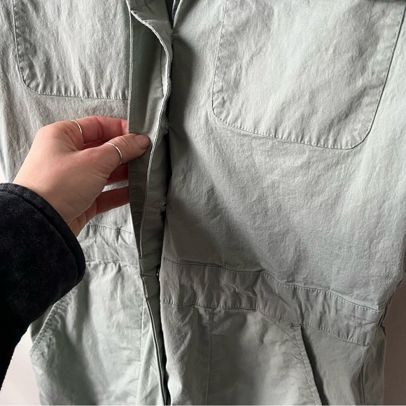 rvca recession dayshift workwear jumpsuit light green small - Picture 3 of 7